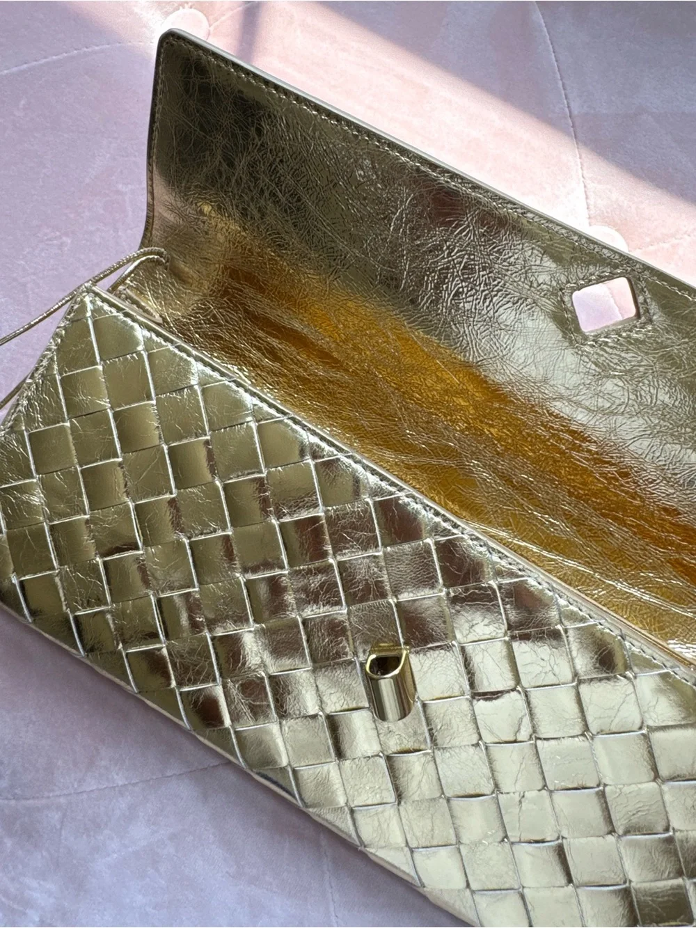 Bottega Veneta Andiamo Intrecciato Clutch Bag